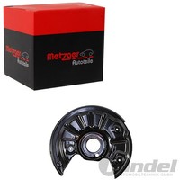 Metzger Spritzblech Bremsscheibe Hinterachse Rechts Passend FÜR Audi A3 Q2 Seat