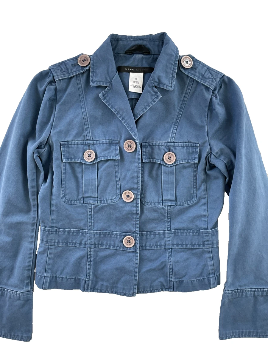 Marc Jacobs Military Jacket Blue Coats, Jackets & Vests for Women