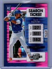 2022 Panini Chronicles - Contenders Optic Seiya Suzuki #2 Pink Pulsar Prizm (RC)