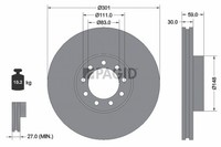 2X Pagid Bremsscheibe InnenbelüFtet Ø301Mm FüR Iveco Daily IV Kasten/Kombi