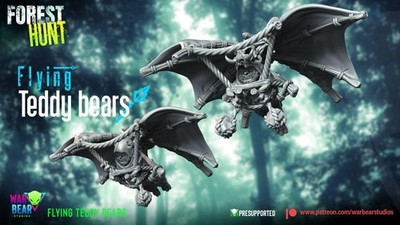 2 fliegende ewok star wars rpg legion shatterpoint kompatibel Kriegsbär