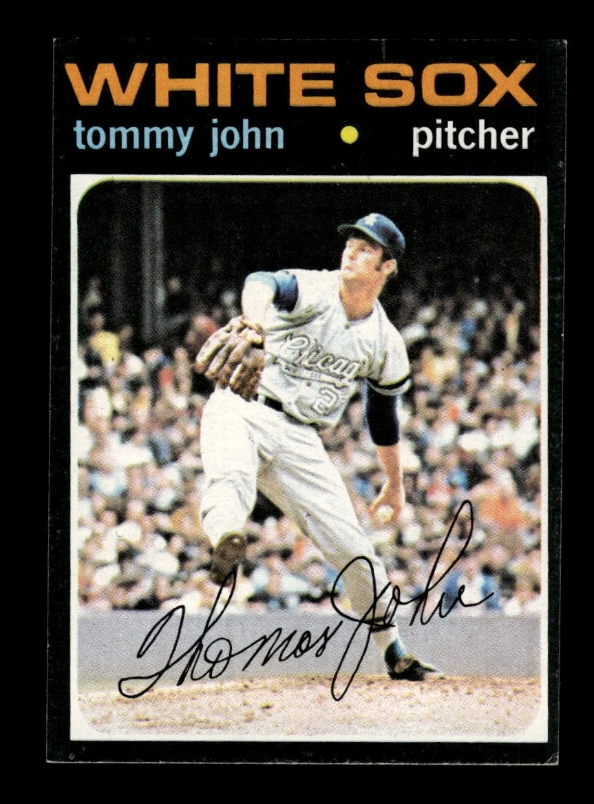 Tommy John trading card