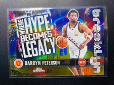 2025 Topps Chrome McDonald’s Becomes Legacy Darryn Peterson Gold Refractor /50