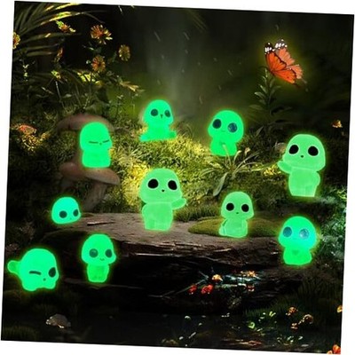  Fairy Garden Accessories - Luminous Ghost Tree Elves Miniature for Micro 