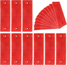 20 Pack Red Safety Reflectors, Self Adhesive Trailer Reflectors, Universal P