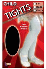 Black Child Tights Costume Accessory Large