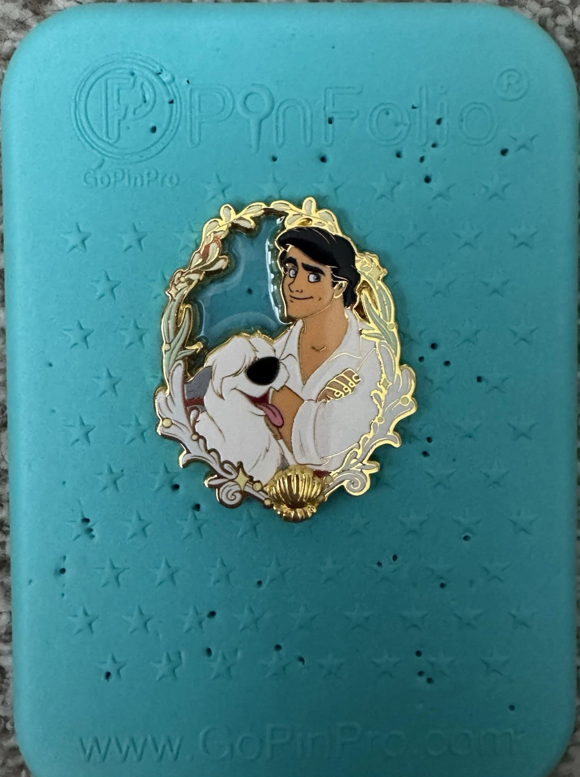 Disney The Little Mermaid Prince Eric & Max Pin