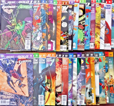 THE BRAVE AND THE BOLD COMPLETE SET 1-35  DC  2007  NICE!!!