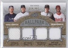 2009 Ballpark Collection Ryan Braun Matt Holliday Nate McLouth Chris Young 0s8
