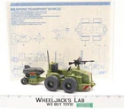 Weapons Transport 100% Complete GI Joe 1985 Hasbro Vintage Action Figure Vehicle