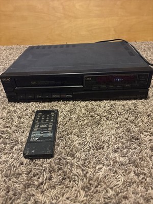TEAC MV-370 Hi-Fi VCR Video Cassette Recorder With Remote Tested Works