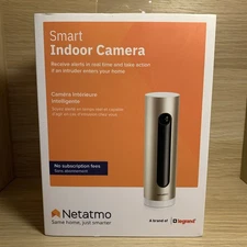 Netatmo Smart Indoor Camera Wireless WiFi Enabled Motion Detection NEW SEALED