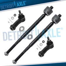 Front Inner and Outer Tie Rod Ends Tierods Kit for 2002 2003 2004 Honda Odyssey