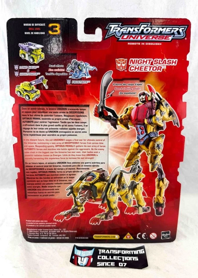 Transformers Universe Night Slash Cheetor MOSC - Image 2 of 2