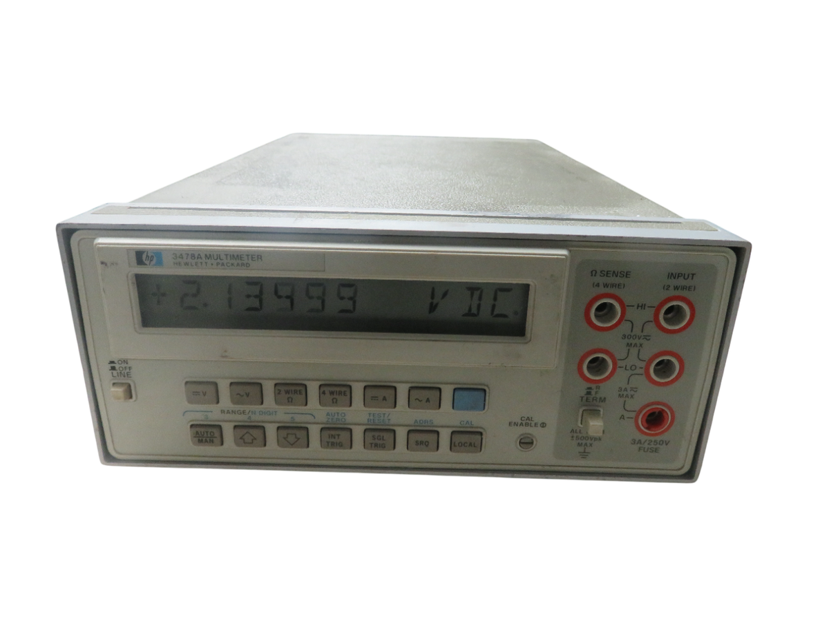 HP 3478A (5-1/2) GPIB Interface AR488付 HP 3478A 5.5-Digit Digital