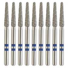 Dental Burs Zirconia Diamond Bur FG Round End Taper Medium Z856/016M High Speed