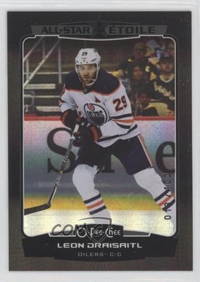 2022-23 O-Pee-Chee All-Star Black Rainbow 18/100 Leon Draisaitl #504 0y2k