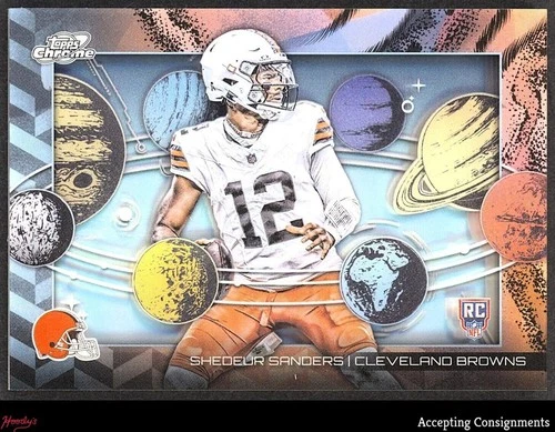 2025 Topps Cosmic Chrome Shedeur Sanders Base (RAW)