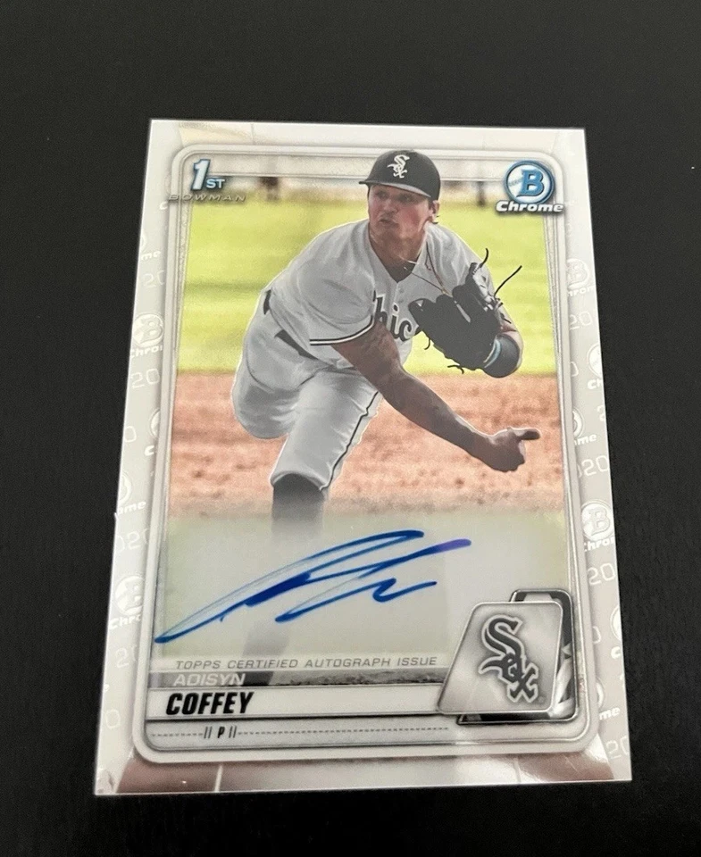 2020 Bowman Draft - Chrome Draft Picks Autographs Adisyn Coffey #CDA-AC (AU, RC) - Image 2 of 4