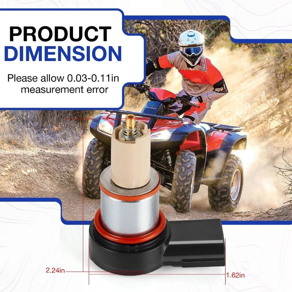 Idle Air Control Valve 16430-HP6-A01 For Honda Rincon Rancher Pioneer Foreman Foto 3 de 4