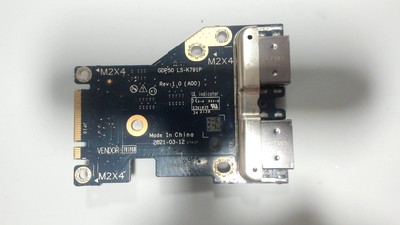 Dell Alienware m15 R6 USB Ports IO Circuit Board