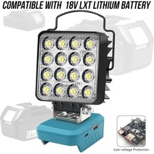 LED Work Light Lantern for Makita 14.4V-18V Battery Cordless Flashlight Camping