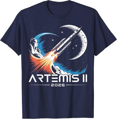 Artemis II Launch to The Moon 2026 Unisex T-Shirt