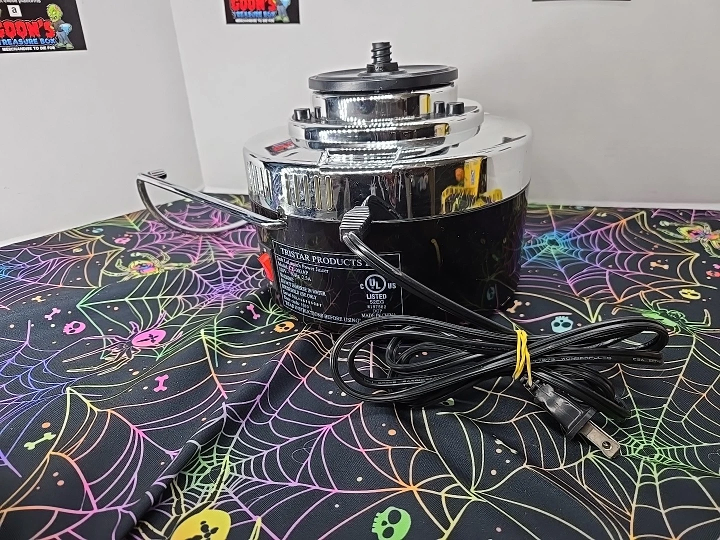 Jack Lalanne Power Juicer Parts CL-003AP Replacement Black Bottom Motor TESTED