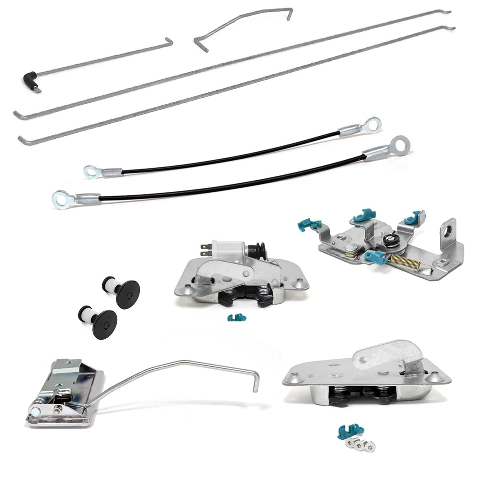 Tailgate Latch KIT - Handle, Control w/Rods & Strikers 1983-1996 Bronco - Image 3 of 3