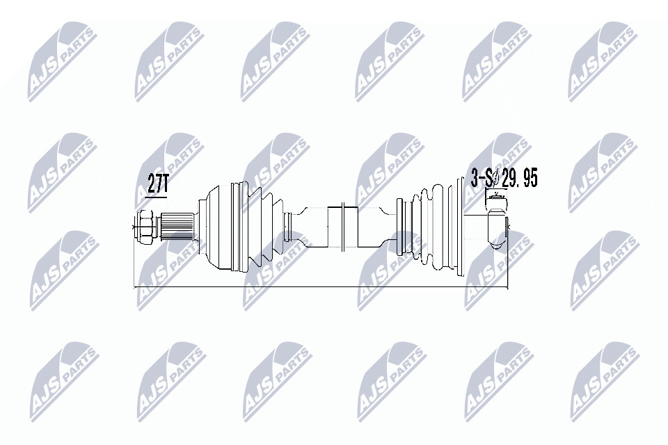 DRIVE SHAFT NPW-RE-003 FOR RENAULT LAGUNA/II/Grandtour/Sport/Tourer 1.8L 4cyl - Image 9