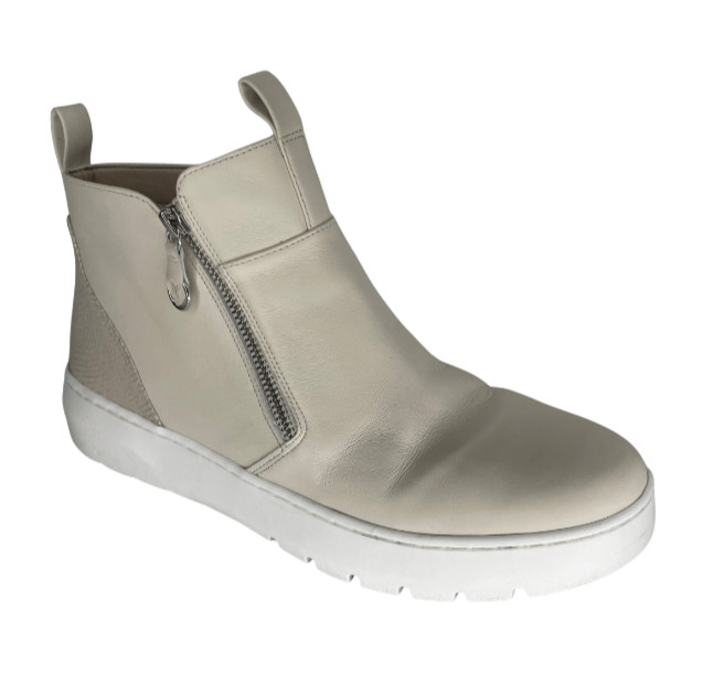 Vionic Brinkley Soft Leather Side-Zip Bootie Plat… - image 1