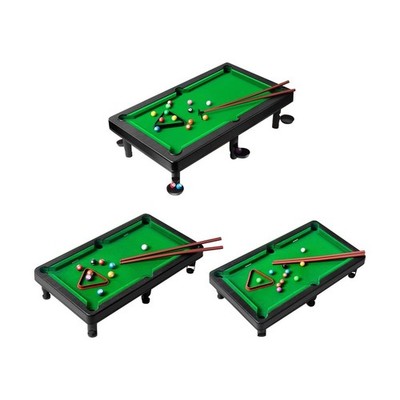 Mini Tabletop Pool Set Kindergarten Freunde Haushalt Bar Büro Billard Spiel