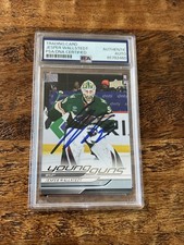 Jesper Wallstedt IP Signed UD Young Guns Card Psa Dna Slab Wild Autographed