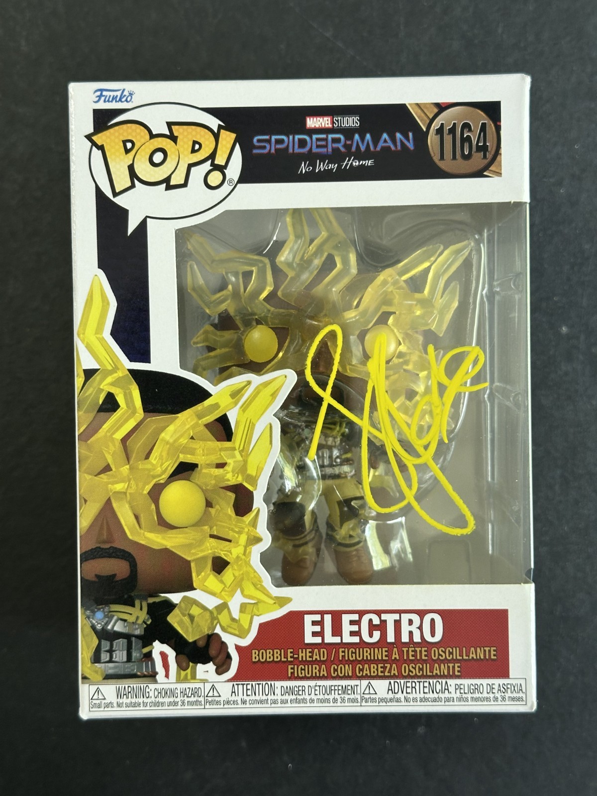 Jamie Foxx Signed Spider-Man Electro Funko POP BAS AUTOPROBSTEIN is actively accepting consignments !!