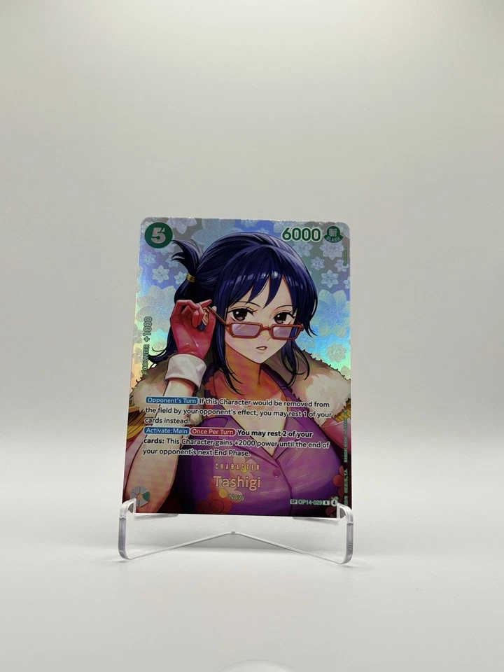 OP14-029 SP Tashigi One Piece TCG Pack Fresh EN Mint Condition