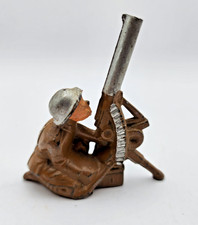 Barclay Manoil Cast Metal Soldier Anti Aircraft Gunner Kneeling Cast Helmet B33