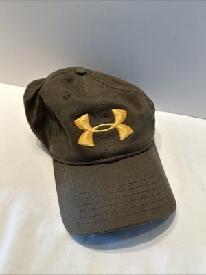 Under Armour Hat Men's MD/LG Espresso Stretch Fit Cotton Blend Baseball Cap EUC