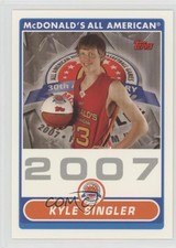 2007-08 Topps McDonald's All American Player Issue Kyle Singler #KS 1u9