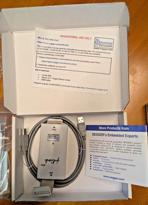 Segger J-Link EDU 11.0 w YOSCO-FT232, Tag-Connect TC0250-IDC-NL-430 & 10-pin 2x5