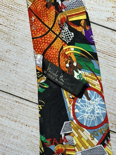 USA Basketball Nicole Miller Silk Tie Michael 1992 - Picture 7 of 7