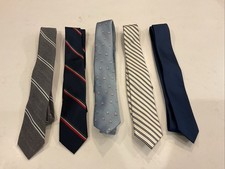 Crewcuts J. Crew Boys Ties 52  Lot Of 5 Assorted Colors