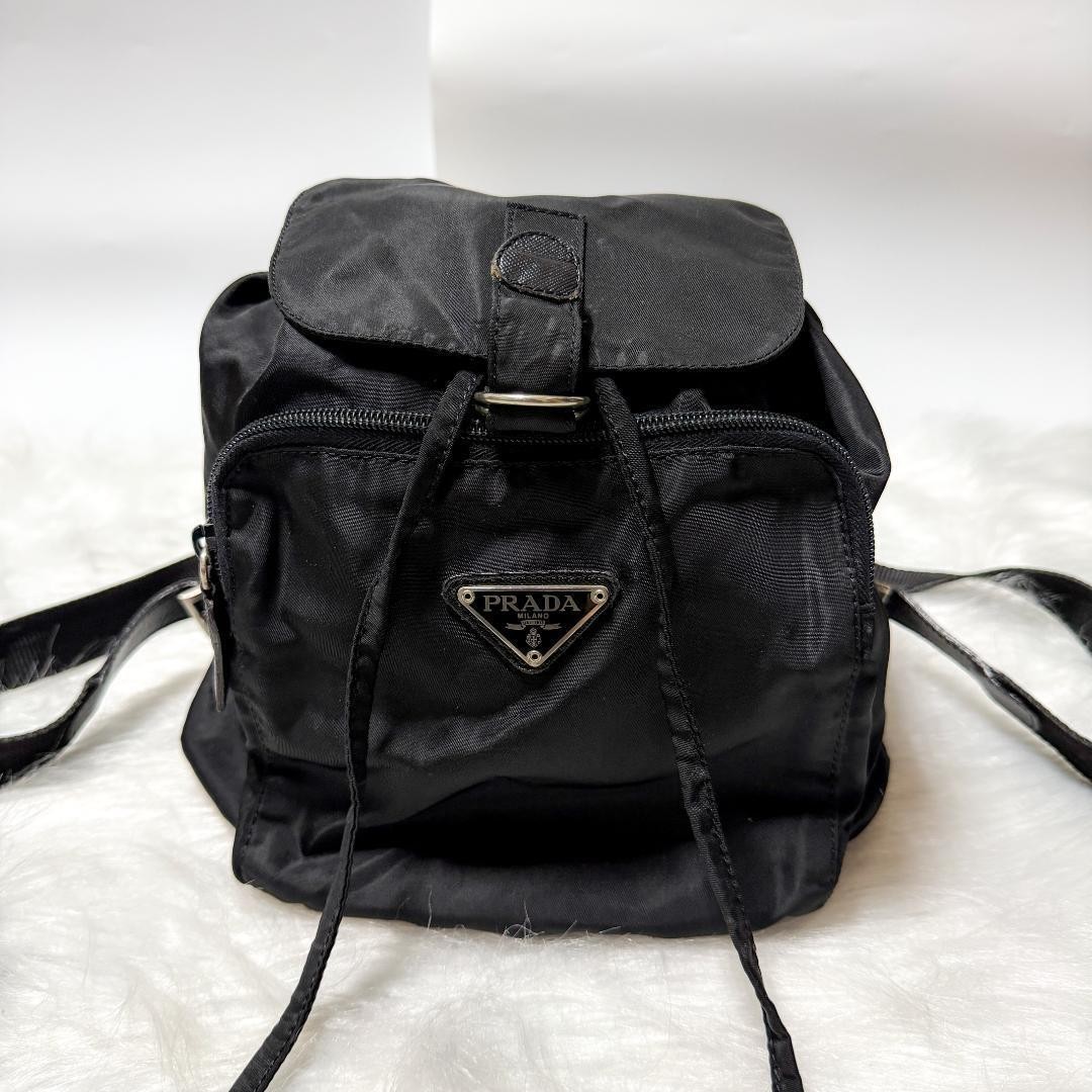 Prada Testo Nylon Mini Backpack 25cm Drawstring T… - image 2