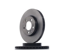 2x BREMBO 09.D570.11 Disco freno Anteriore per VW POLO (AW1, BZ1) 256mm