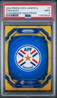 Paraguay Team Badge 2024 Panini Prizm Copa America Gold /10 PSA 9