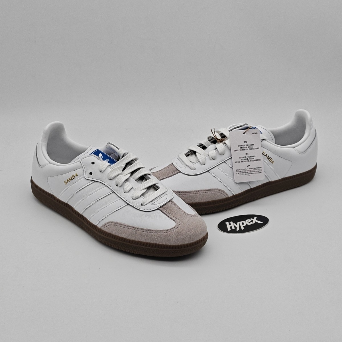 adidas Samba OG 'Double White Gum' IE3439 Men's Shoes | eBay