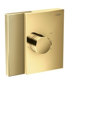 Hansgrohe thermostat flush-mounted Axor Edge 46741990 Polished Gold Optic