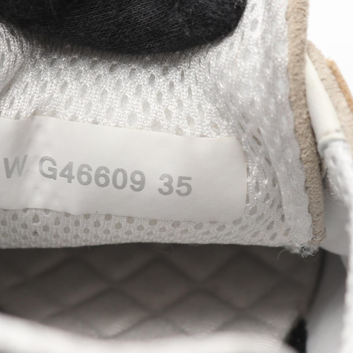 CHANEL COCO Mark sneakers shoes G46609 leather Fabric Silver White