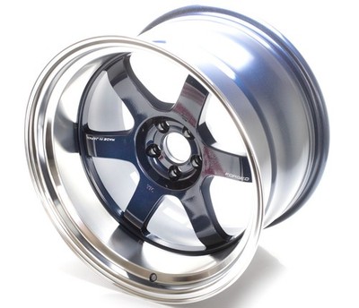 Volk Racing TE37V MKII 18x10 -25 5x100 Mag Blue DC (Set of 4) WVDVY-25DDF