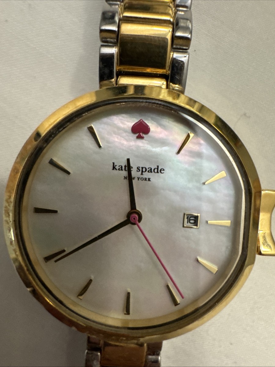 Kate Spade New York Park Row Silver Mother of Pearl Watch kate spade new york Women main image 2
