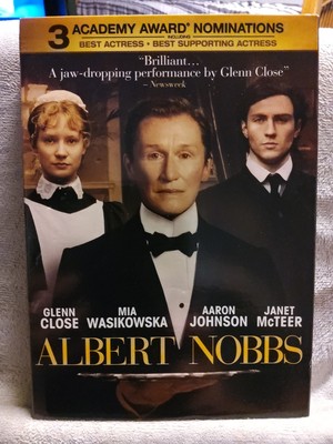 Albert Nobbs DVD 2011 Widescreen Glenn Close, Aaron Johnson